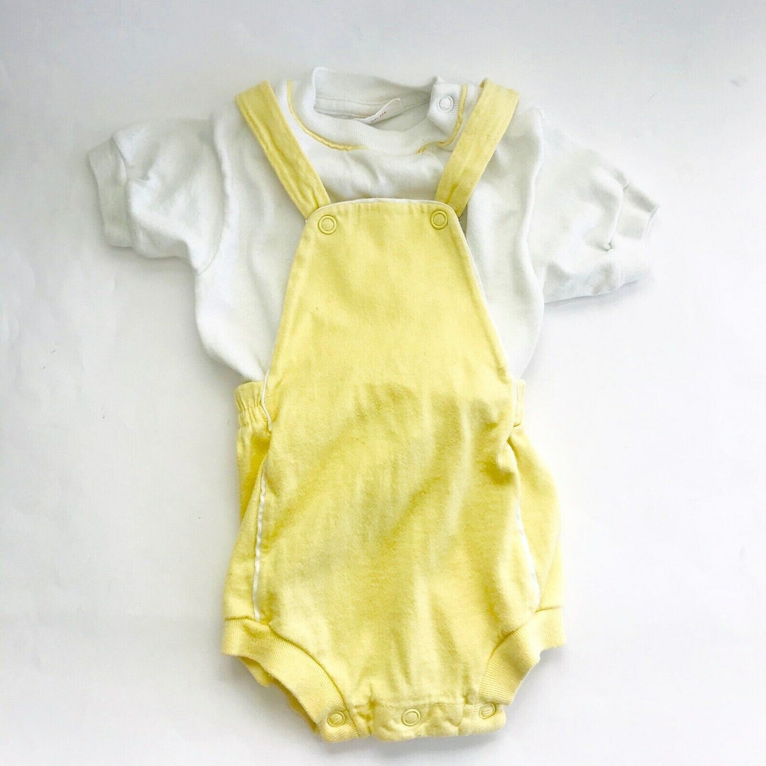 Vintage Baby Romper 1970s Baby Playsuit Sun Suit Gender Etsy