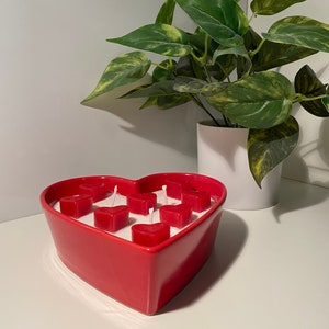 Red Heart Candle, Candle Gift, Gifts for Mom, Valentine’s Day, Valentine’s Day Gift