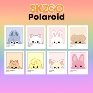 Skzoo Polaroid Print | Stray Kids| Skzoo