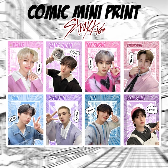 STRAY KIDS Mangamic Mini Print - Etsy