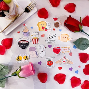 Cute Funny Romantic Valentine&#39;s  Stickers