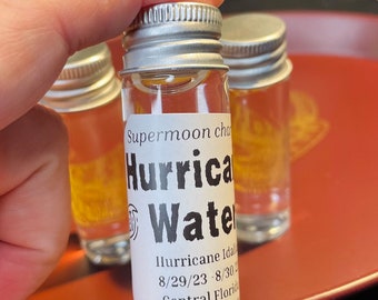 Hurricane Water, Supermoon charged, 15 mL glass vial