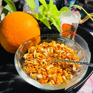 Orange peel – dried, cut, 9g