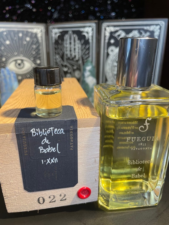 FUEGUIA Biblioteca De Babel Perfume Decant, 2 Ml Vial or 3 Ml