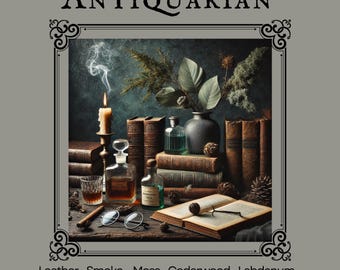 ANTIQUARIAN, Smoky Leather, Moss & Cedarwood