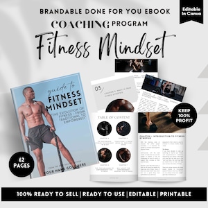 Fitness ebook | Brandable Coaching Program | Fitness Coach,Weight loss Coach,Health Coach, Wellness Coach | Exercise guide | Printable ebook