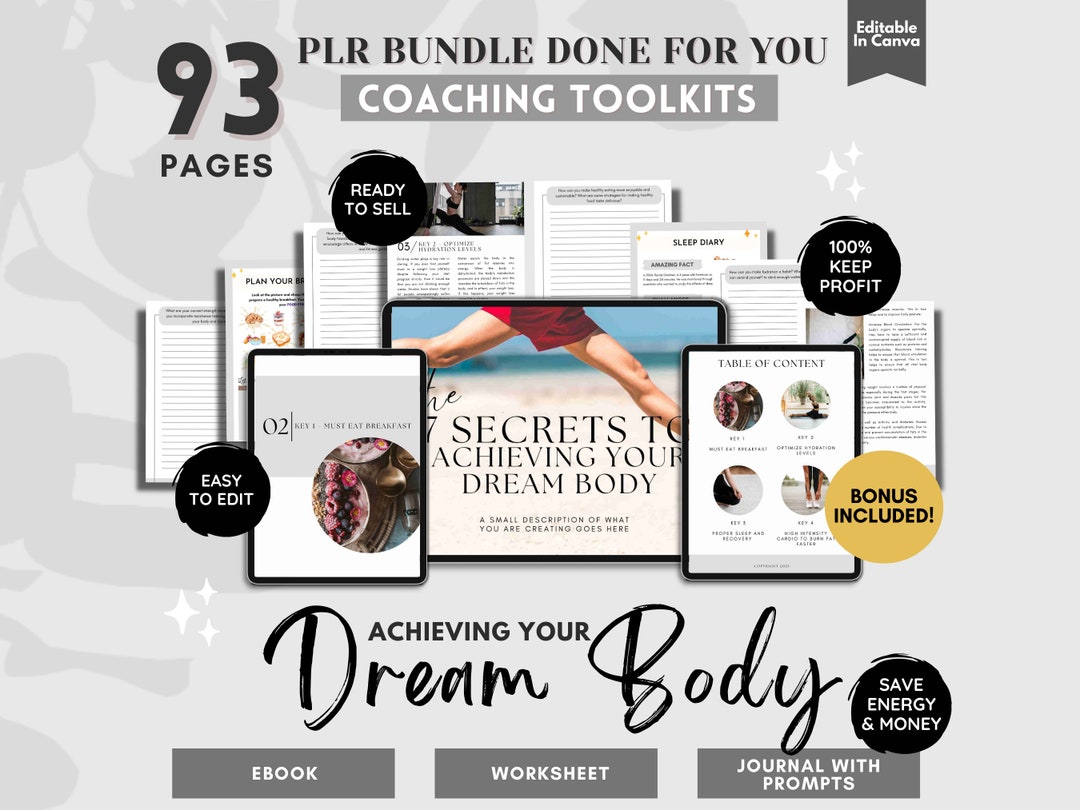 PLR Bundle Done for You Life Coaching Program, Weight Loss Guide ...