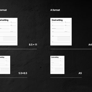Goal Setting Worksheet and Reflection Worksheet | Productivity and ...