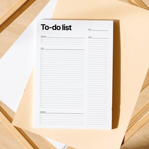 To-do list | To do list | Daily list | Daily Planner | Daily tasks | To-do tasks | Printable | Digital | Instant Download