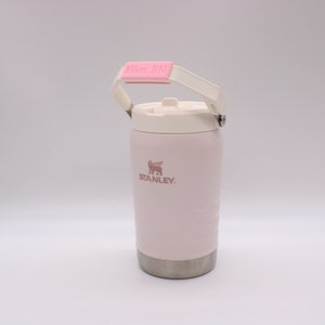 Stanley IceFlow-beker van 40 en 64 oz omklapbare beker naamplaatje naamplaatje aanpasbaar gepersonaliseerd cadeau Stanley-naambordje