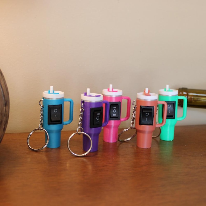Fidget Rocker Switch Stanley Tumbler Rocker Switch Fidget Keychain - 2 or 3 Clicks - 26 ...