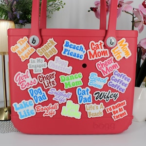 Bogg Bag Kompatibel Wort Charms Bogg Bag Bit Geschenke Sommer Benutzerdefinierte Accessoires Einzigartiges Geschenk