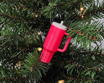 Stanley Tumbler Ornament - Mini Tumbler Weihnachtsdekoration, Weihnachtsbaum Accessoire, Weihnachtsgeschenk