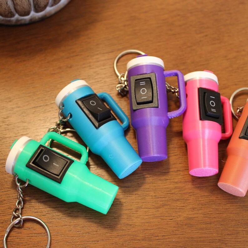 Fidget Rocker Switch Stanley Tumbler Rocker Switch Fidget Keychain - 2 or 3 Clicks - 26 ...