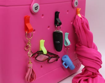 Bogg Bag Kompatibel Haken Zubehör Gepäckanhänger Clip Mount Schlüsselbund Brille Organisation Strandtasche Geschenke Sommer Brille Bogg Hook