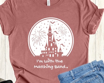 I'm with the band, I'm with the marching band, I'm with the band at Disney World, Disney preforming marching band