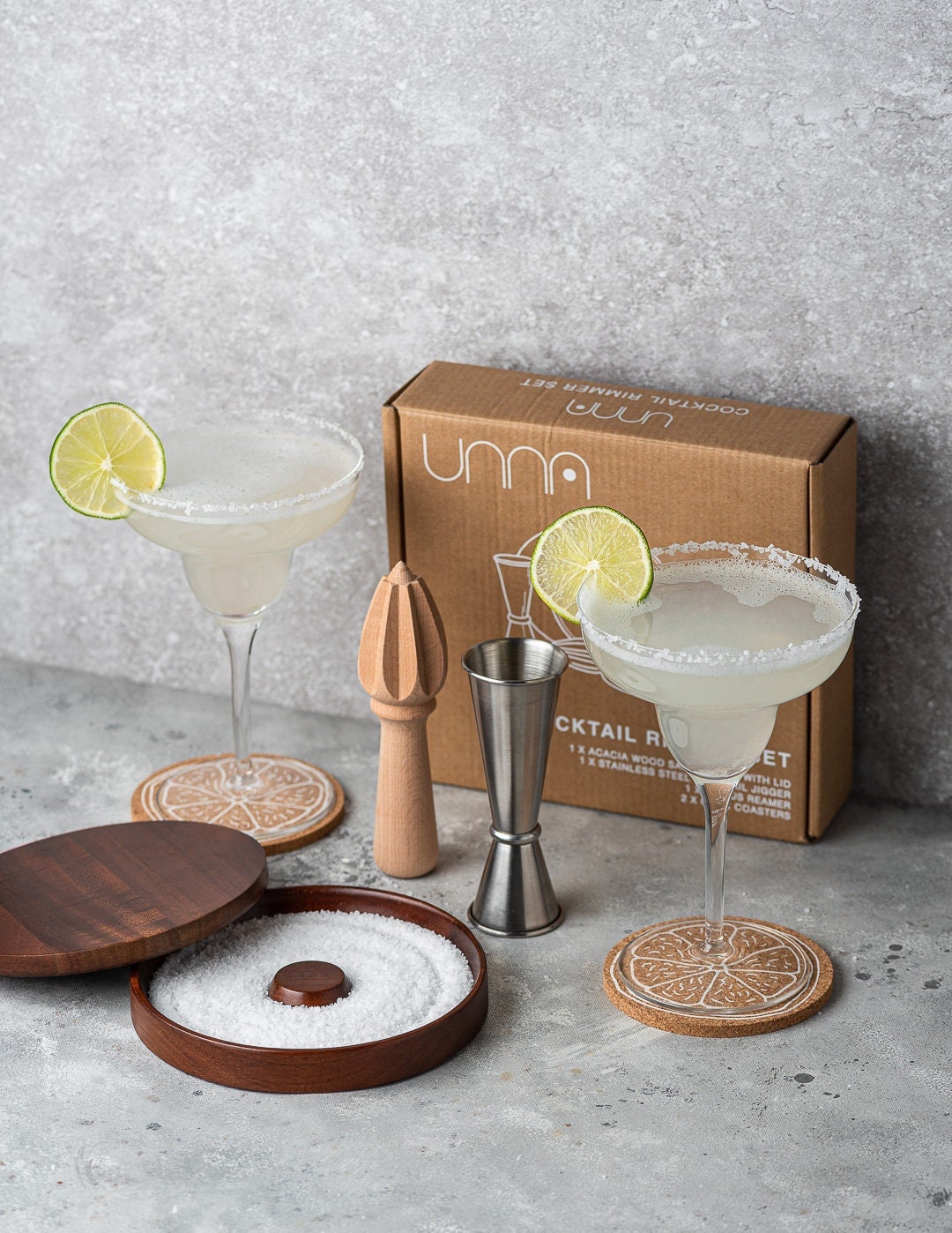 Margarita Salt Rimmer Set With Lid Cocktail Kit, Margarita Gifts
