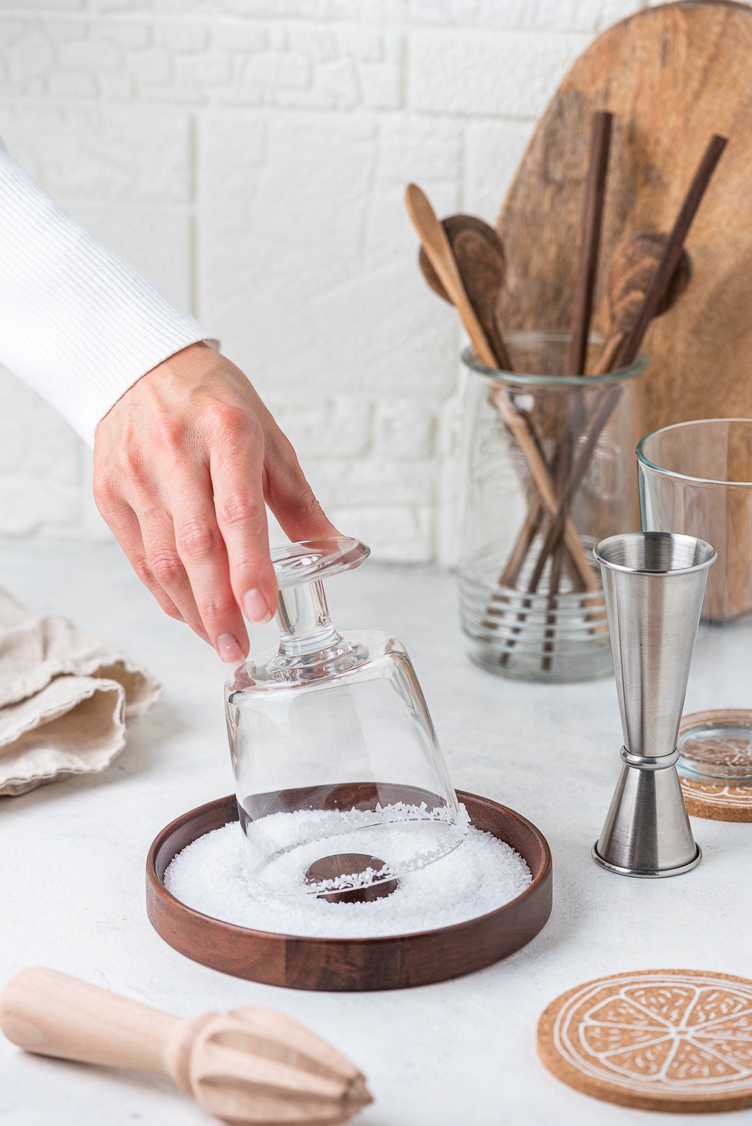 Margarita Salt Rimmer Set With Lid Cocktail Kit, Margarita Gifts, Cocktail Rimmers Etsy