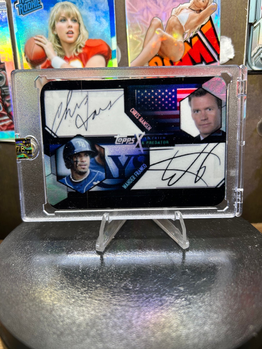 Wander Franco/chris Hansen (tweeted by Sports Card News Radio