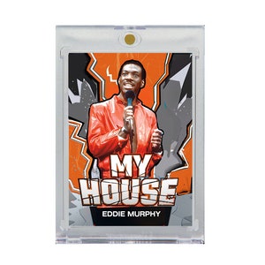 Eddie Murphy My house homage Refractor - Humor Comedy Homage - Trading Card - Kardyewest