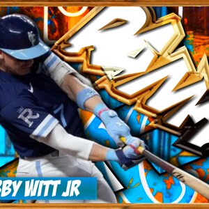 Bobby Witt Jr. - 2023 DAMN! Refractor Sports card - Exclusive Kardyewest Card Kansas City Royals