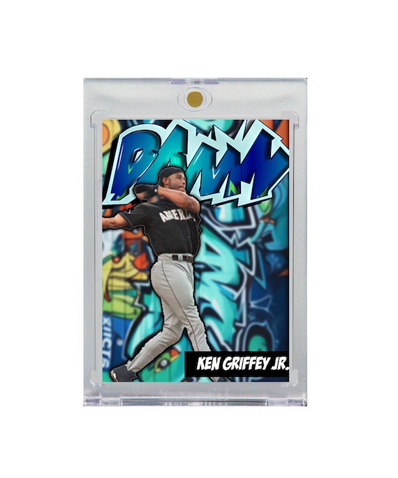 Ken Griffey Jr. Seattle Mariners DAMN! L Refractor Card - Hand