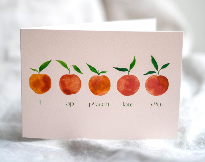 Featured listing image: A6 Ap-Peach-iate Card