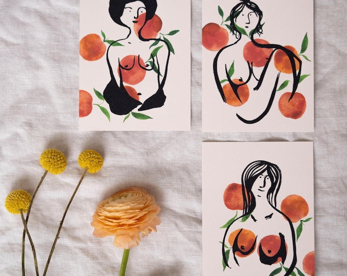 Featured listing image: Peachy Ladies Postcards