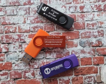 Custom Laser Engraved USB Flash Drive: Personalized Promotional Gift