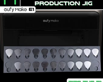 Eufymake E1 Guitar Pick Jig (22/98 Slot Jig) – UV Printer Jig - UV Printer Jig - EufyMake E1 Jig