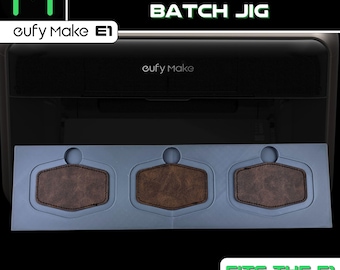 Eufymake E1 Hexagon Leather Patch Jig (3/16 Slot Jig) – UV Printer Jig | - UV Printer Jig - EufyMake E1 Jig