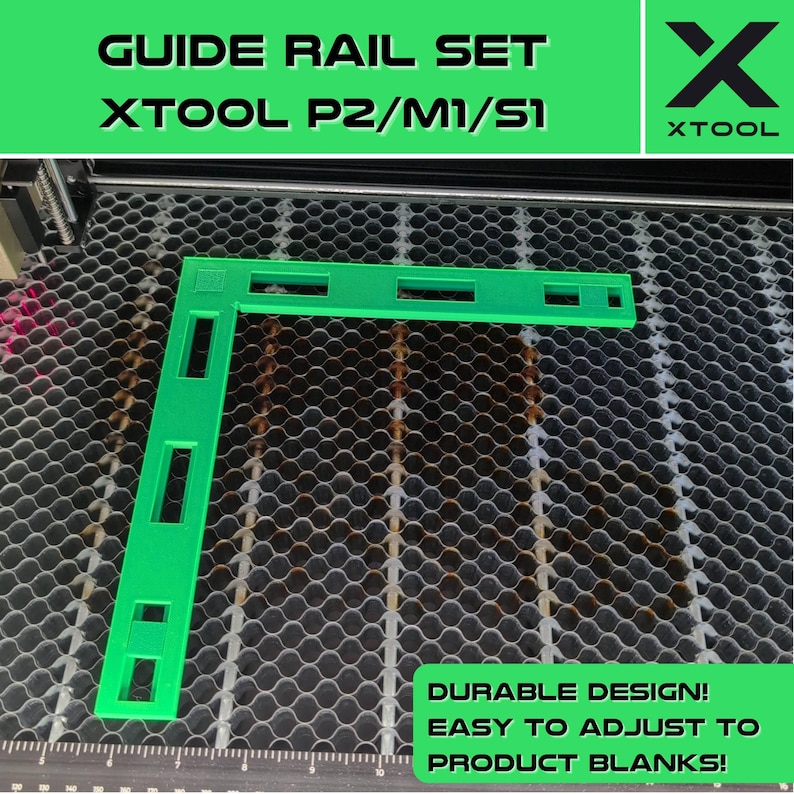 Honeycomb Bed Rail Guide Set β Precision Alignment for Xtool & Thunder ...