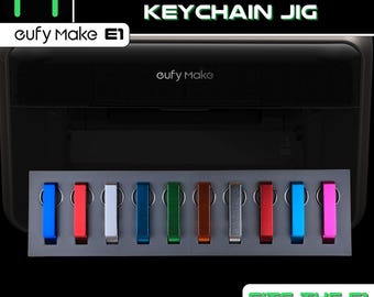 Eufymake E1 Bottle Opener Keychain Jig (10/55 Slot Jig) – UV Printer Jig - EufyMake E1 Jig