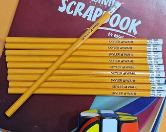 Personalized High Quality Pencils - 10 Pack - Ideal for School and Office - Back to School Gift - Classroom Gift - Bulk Pencils