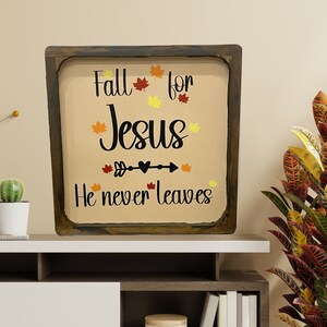 Fall for Jesus Custom sign