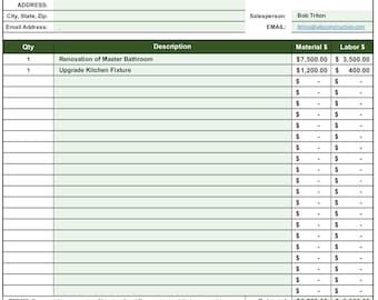 Invoice - Excel Format - 3 Designs for 1 Price - Automatically Calculates Totals
