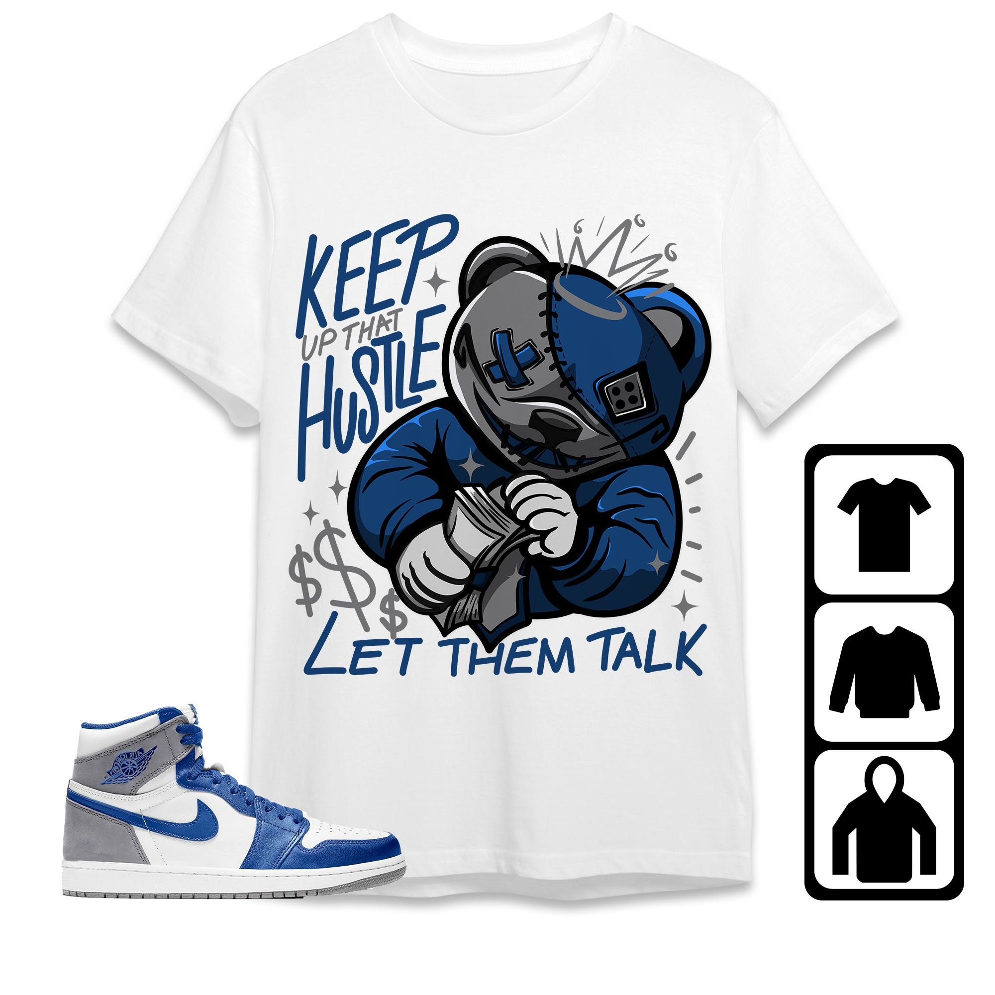 Jordan Air Jordan AIR UNC BLUE Logo T-shirt 6 Sizes S-6XL -  Ireland