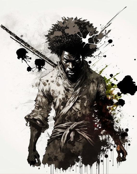 AFRO SAMURAI: RESURRECTION , an art print by Karalang FK - INPRNT