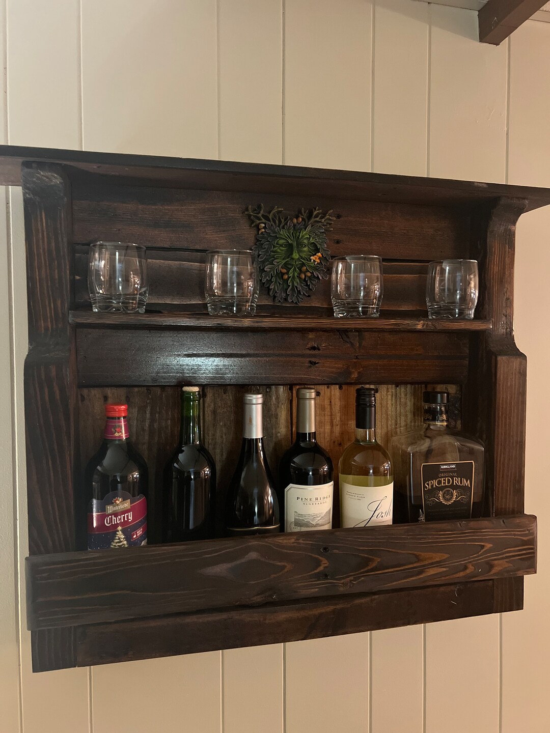 The Green Man Whisky or Wine Rack - Etsy