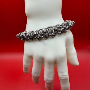 Stainless Steel Chainmail Bracelet - 9”