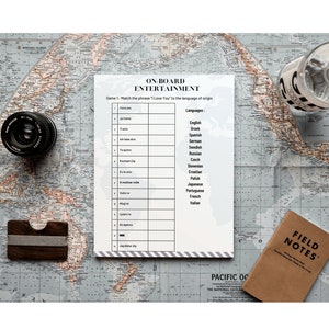 Travel Themed Bridal Shower Games - 3 unique and fun games