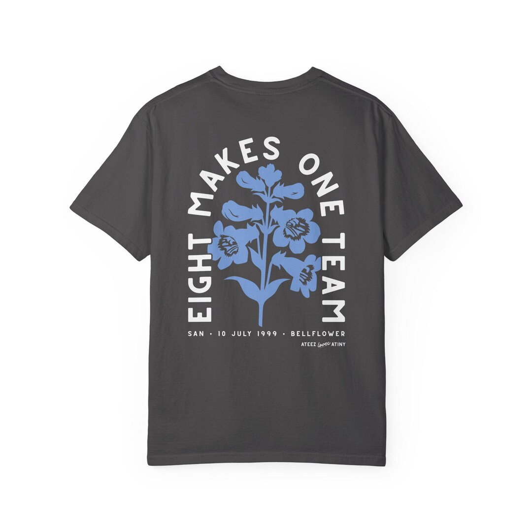 Choi San ATEEZ Shirt, ATINY Bias Back Print Streetwear, ATZ Vintage 90s ...