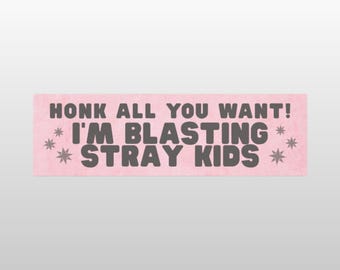 Stray Kids biltillbehör, STAY magnetisk dekal