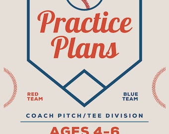 Diez planes de práctica de béisbol juvenil para jugadores de 4 a 6 años