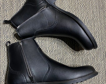 Black Ankle Boots For Men
