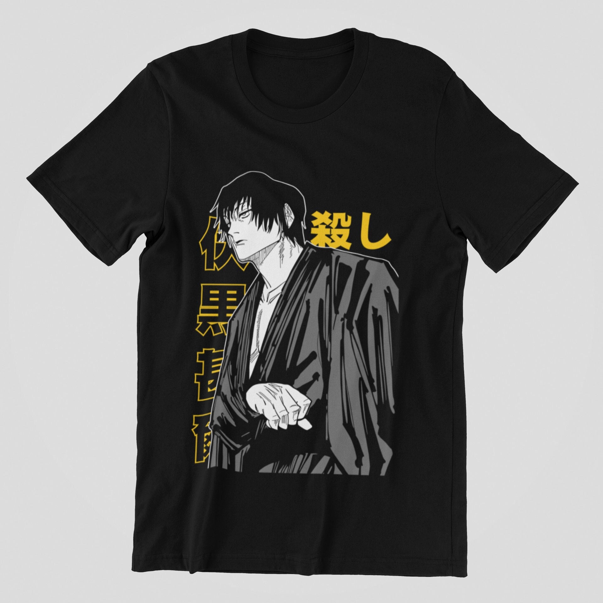 Maglietta grafica da uomo con tema anime, 100% cotone, maglietta anime