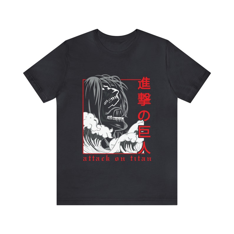 Anime Japanese T-Shirt | Manga Shirt | Anime Graphic Tees | Cool Anime Shirt | Anime Clothing | Japanese T-Shirt | Otaku Gift Dark Grey