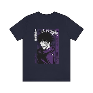 Anime Japanese T-Shirt | Manga Shirt | Anime Graphic Tees | Cool Anime Shirt | Anime Clothing | Japanese T-Shirt | Otaku Gift Navy