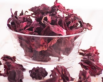 Bissap Naturel – Infusion d’Hibiscus Bio et Artisanale, Boisson Rafraîchissante et Désaltérante