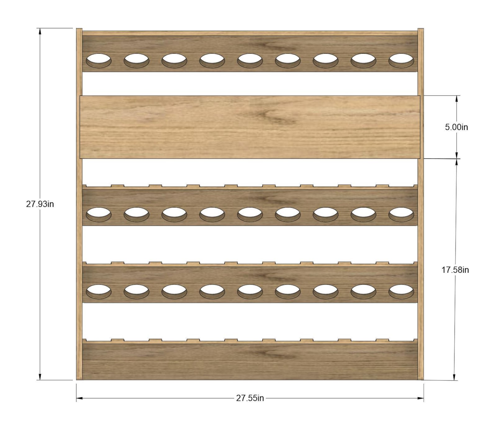 Caulk Rack, Caulk Holder / Organizer, Floor Standing or Wall Mount ...